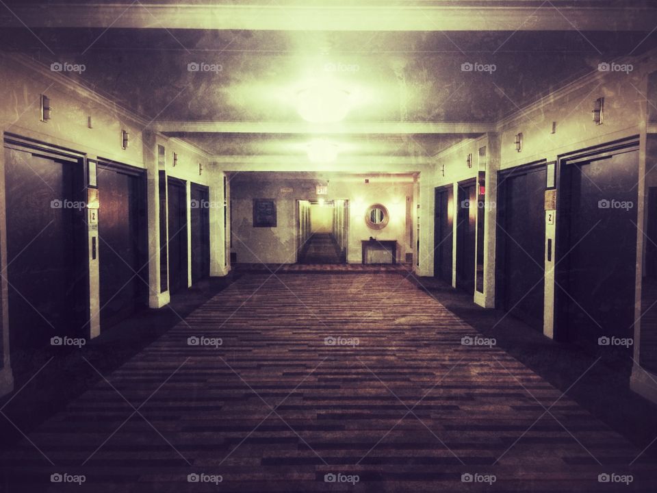 Hallway, Indoors, Subway System, No Person, Room