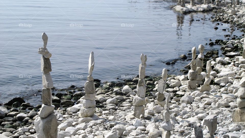 Swiss stacked stones