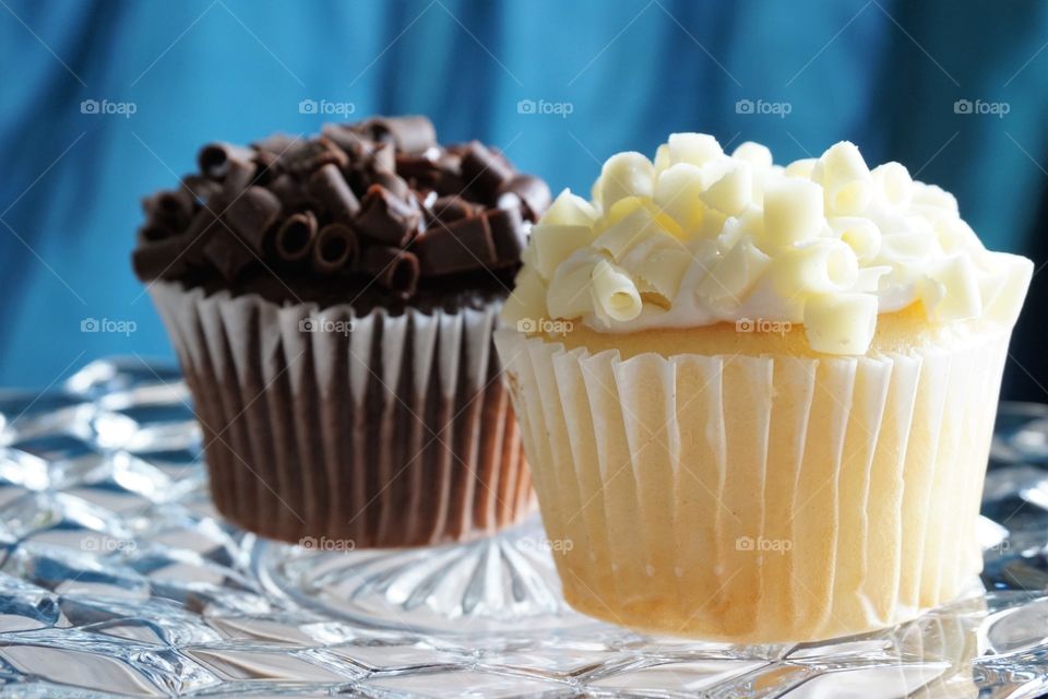 Close-up of cupcakes