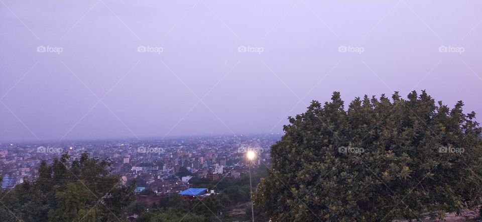 view from top hill☺️