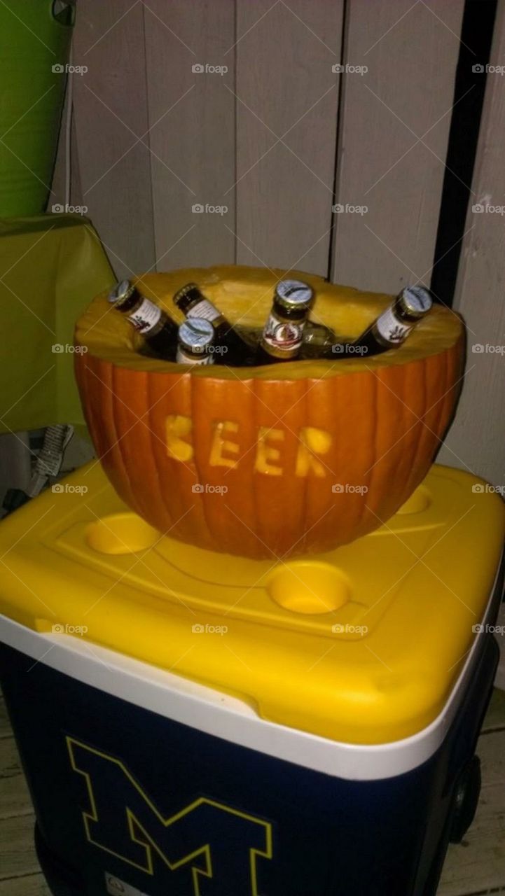 Pumpkin Beer Cooler