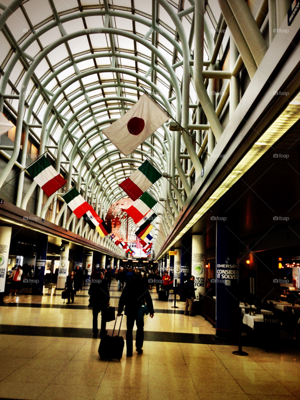 people travel airport flags by habitatweston
