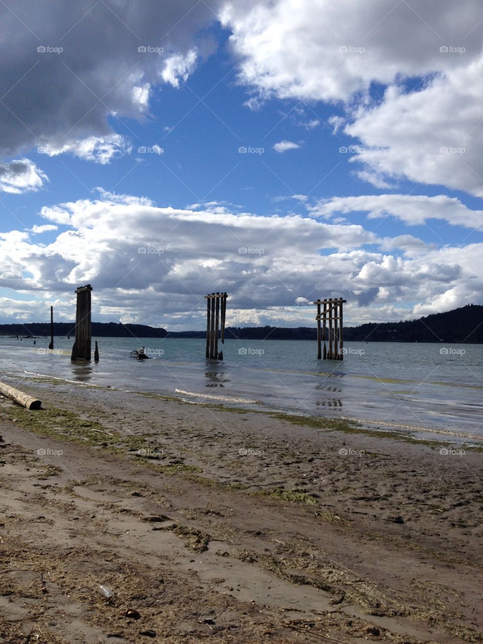 The Columbia river.