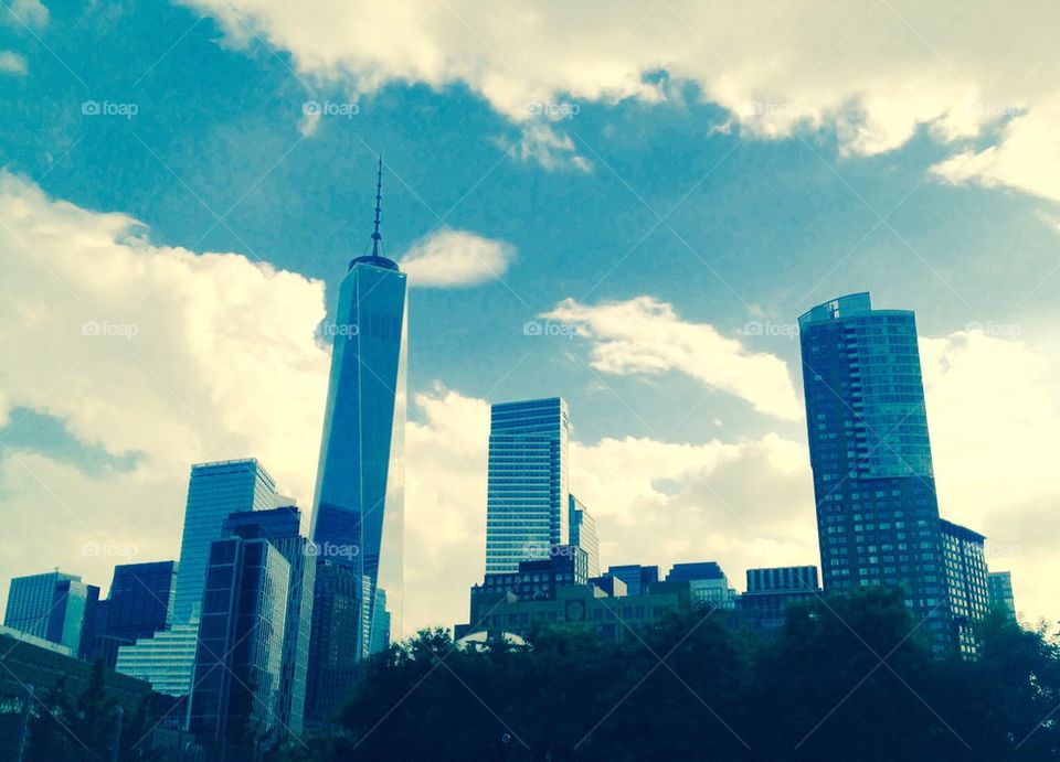 Skyline with Freedom Tower