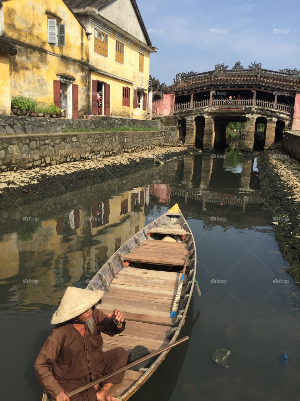 Vietnam mirror boat