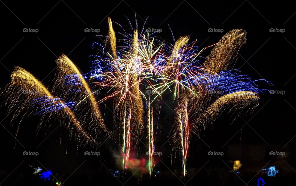 Fireworks on New Years Eve