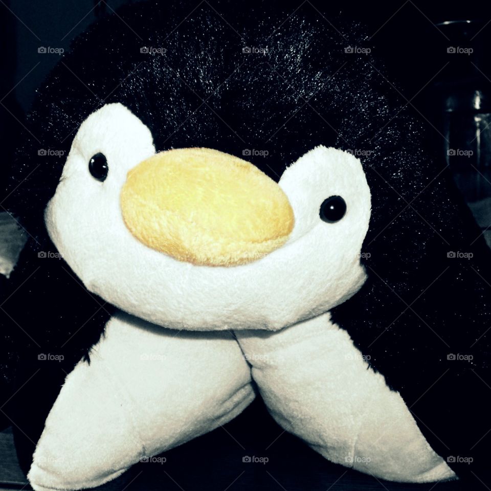 Huge stuff penguin animal