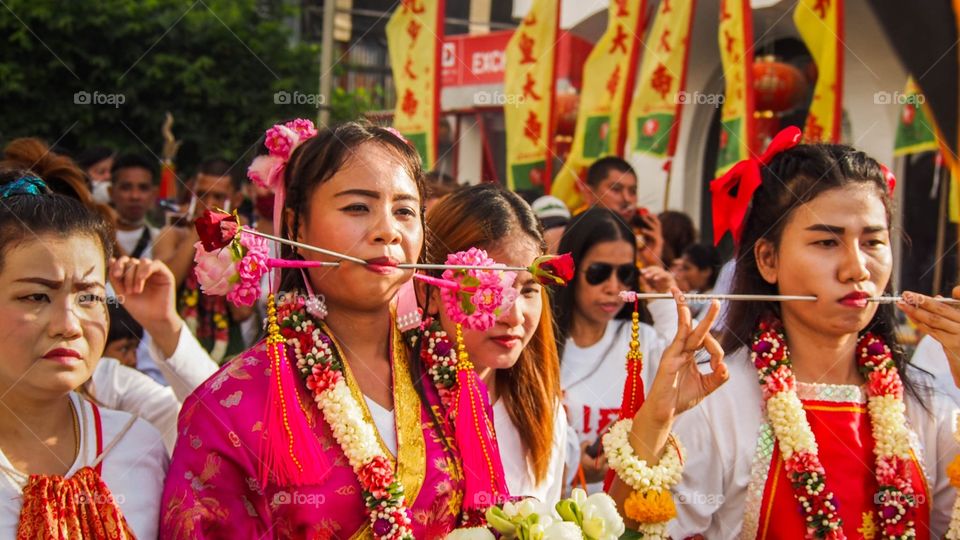 Vegetarian festival in Phuket 