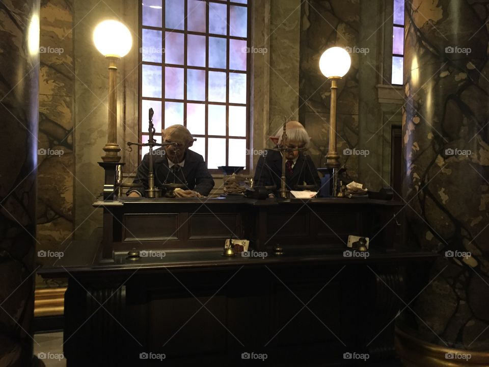 Gringot's Goblins Hard at Work