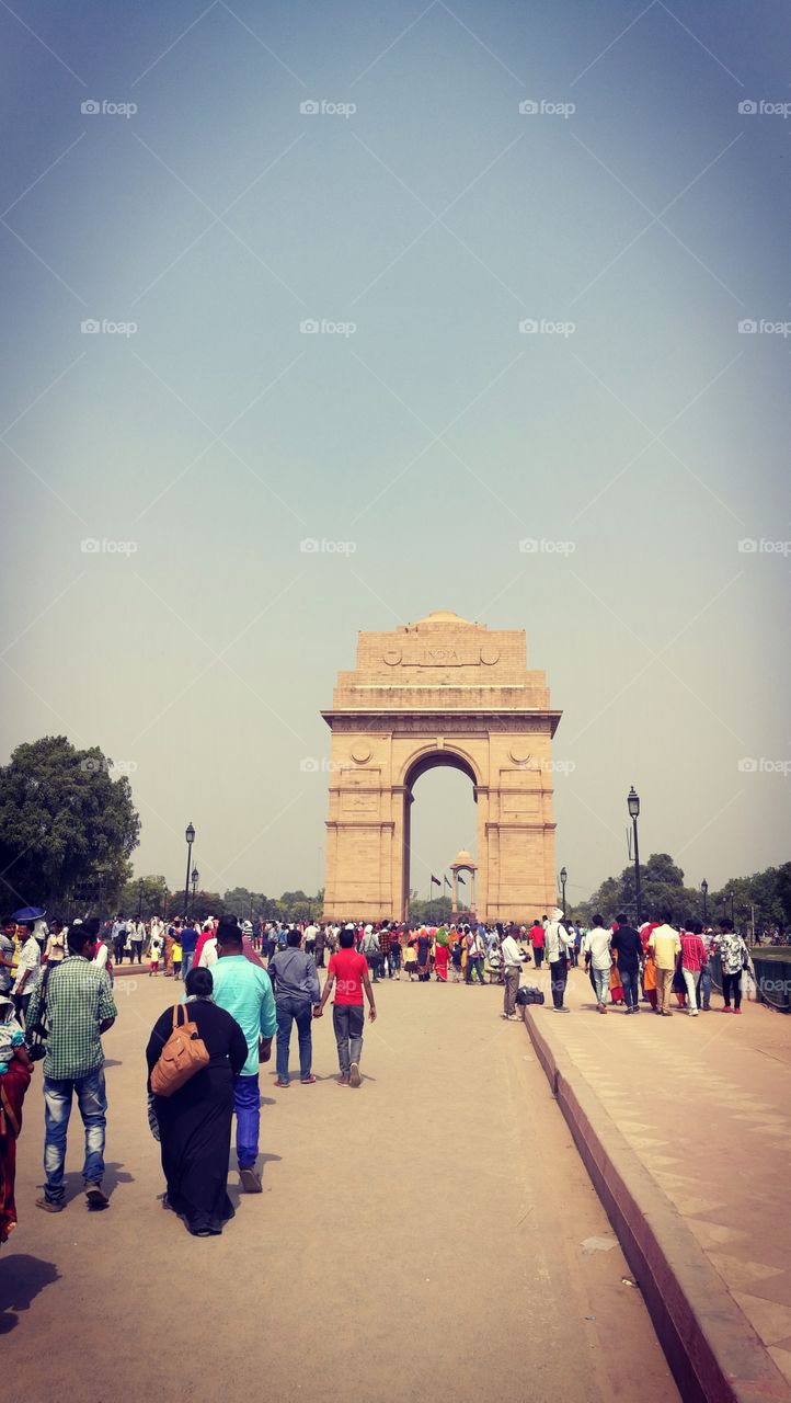 india gate, delhi, india