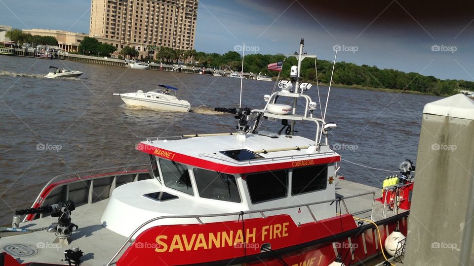 Savannah Fire Boat
