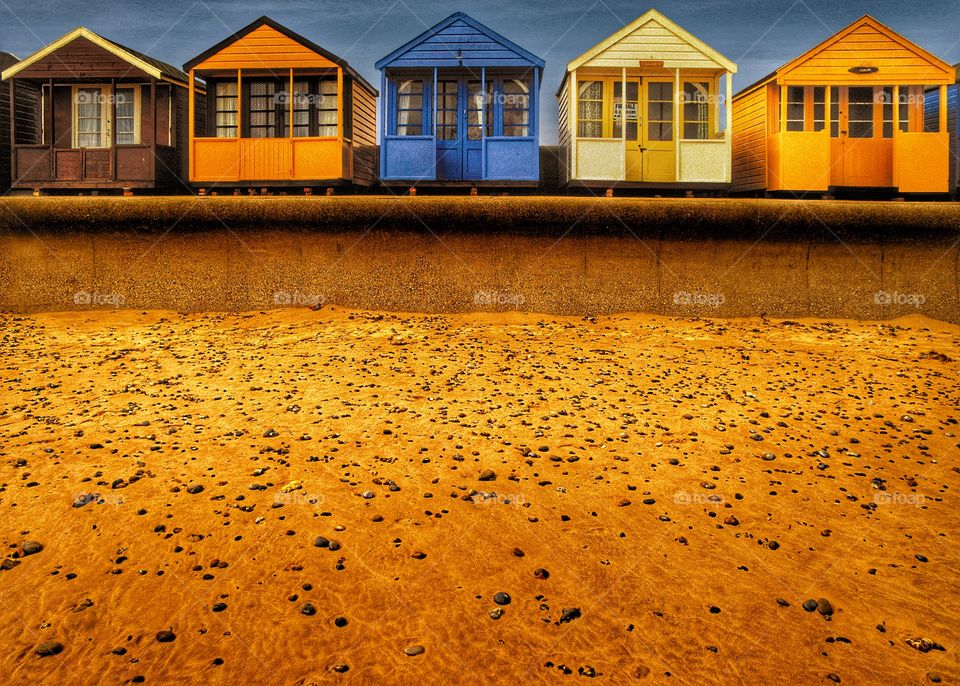 Beach huts. South wold