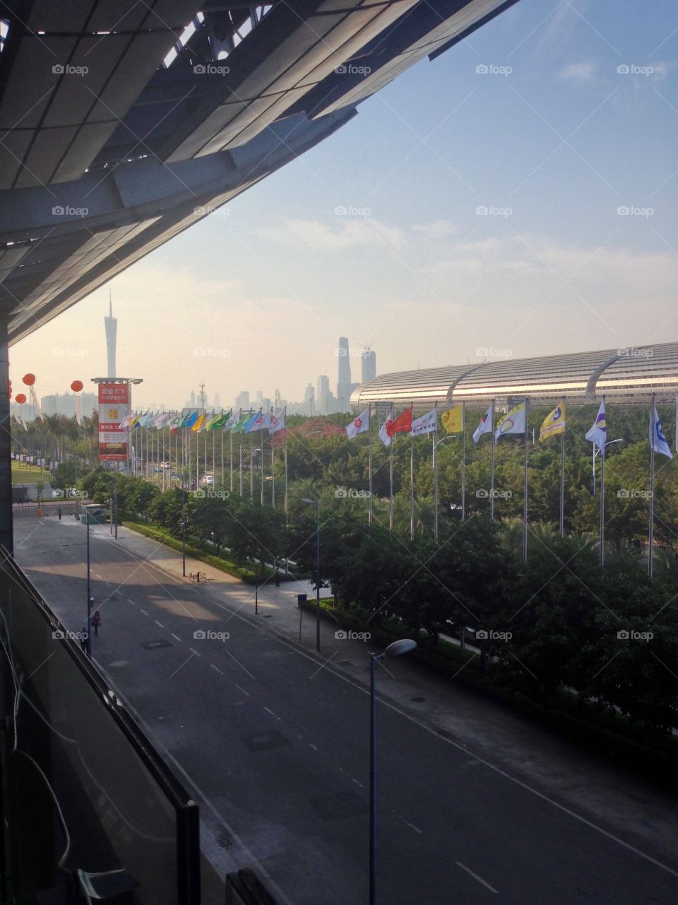 Guangzhou exhibition center view