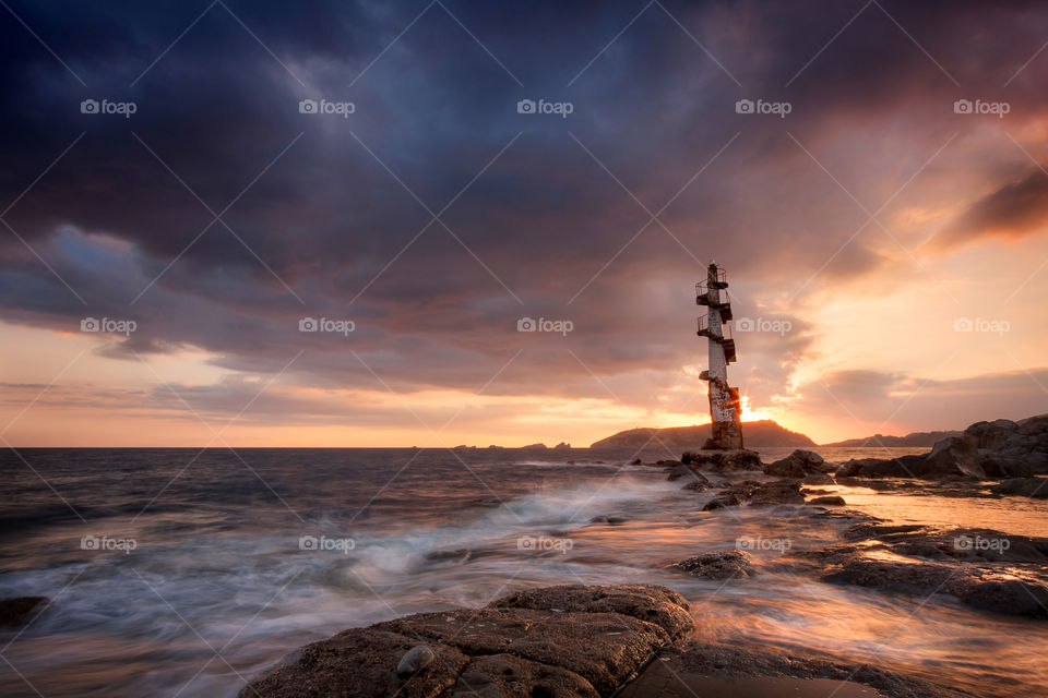 A lighthouse