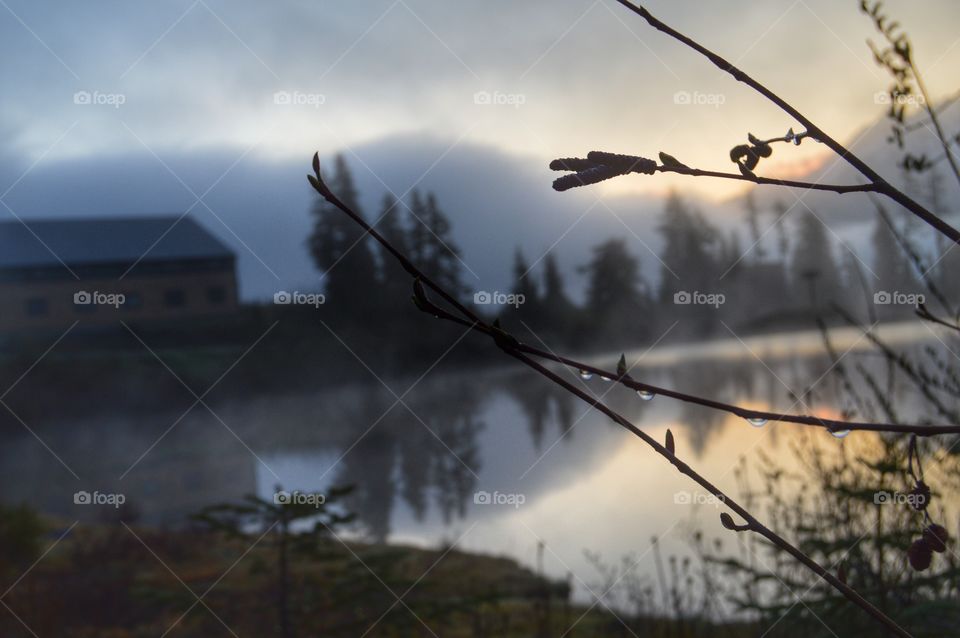 Early mornings on the mountain 