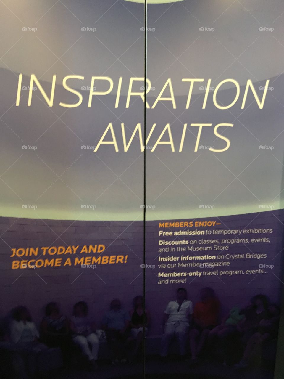 A good thing to remember from time to time. Hanging on the wall as you enter the museum.