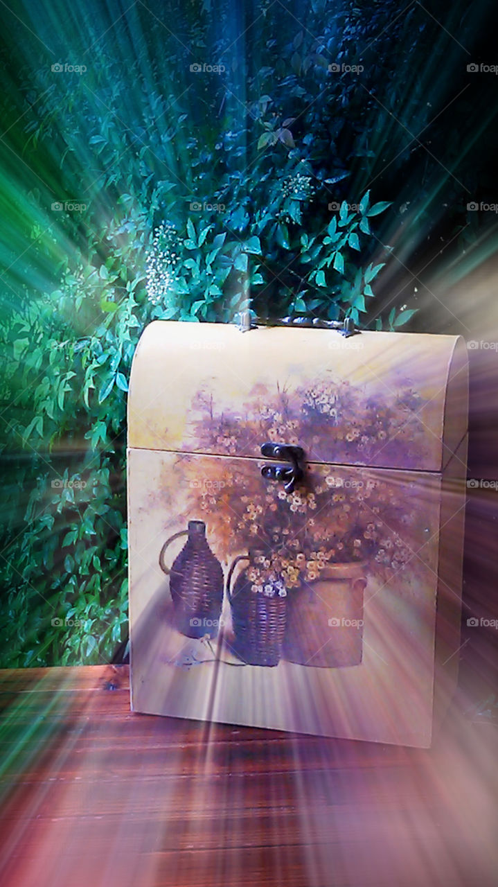 flower box. this is a box that i keep flower seeds in