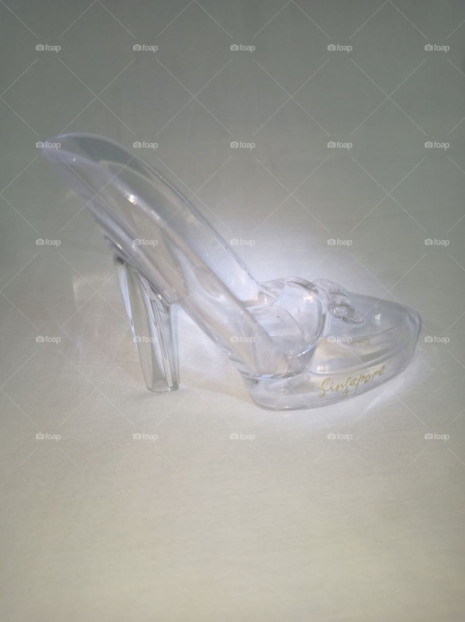 female glass footwear
