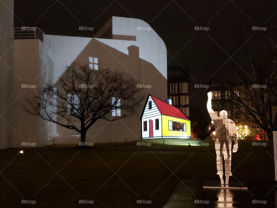 lights and shadows + reflection