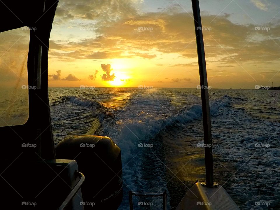 Sunset in Maldives