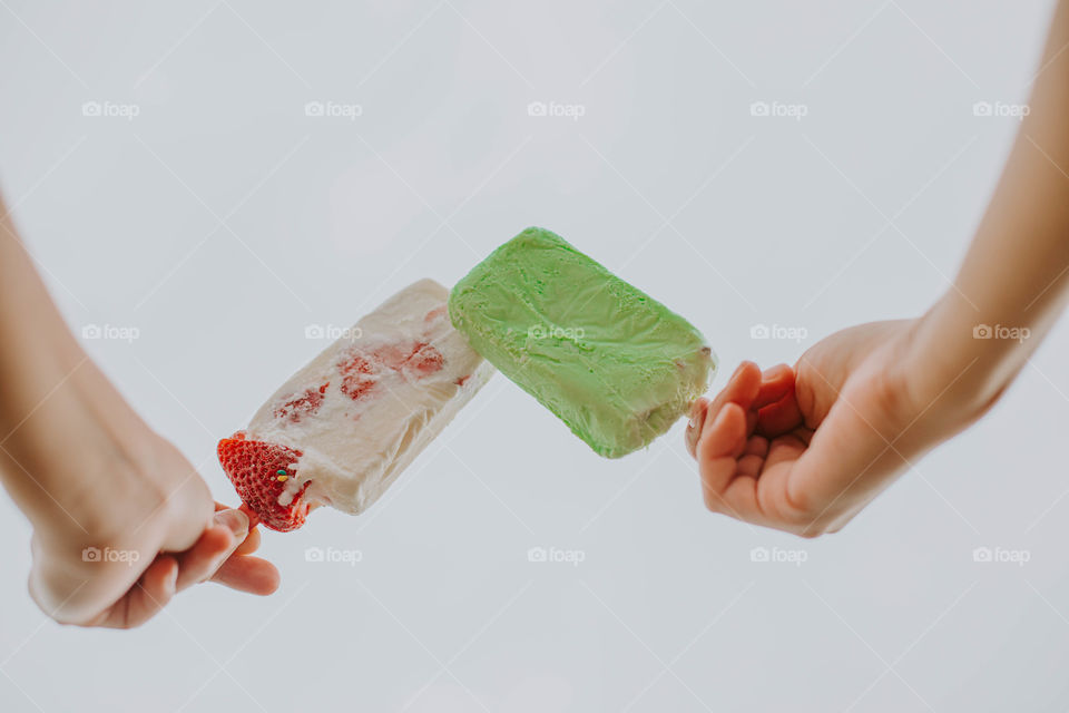 Ice cream during summer