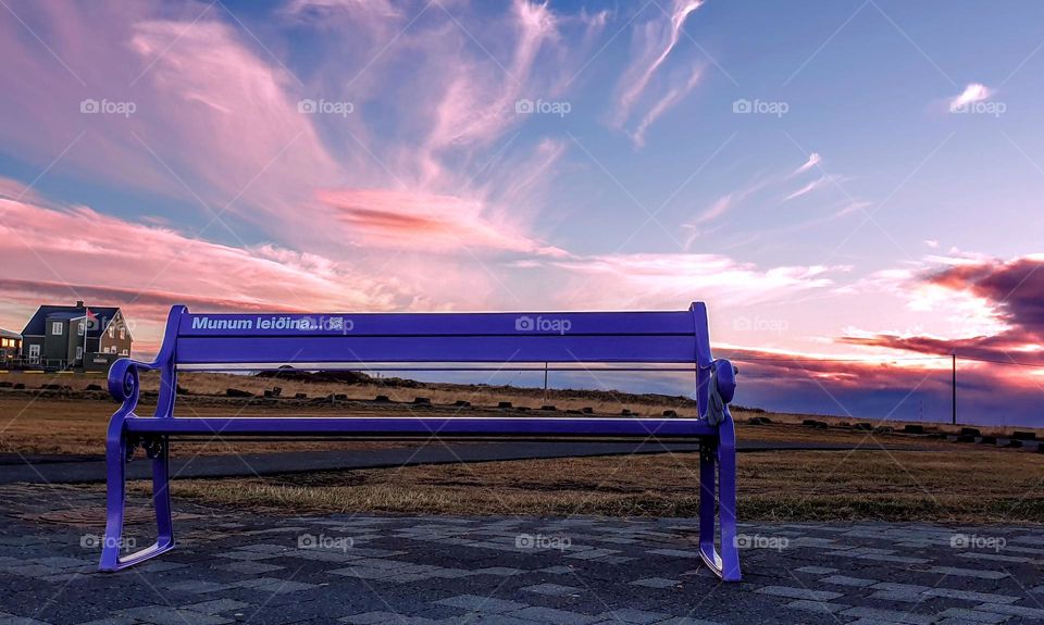 Sunset in Iceland 💜