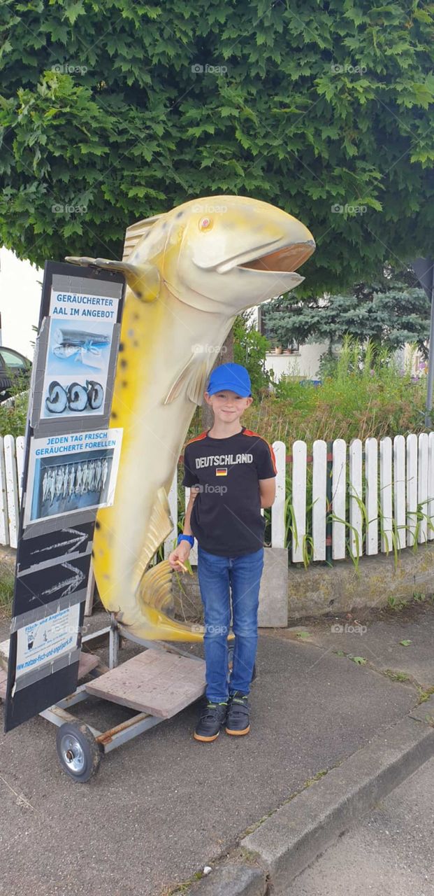 Ich gehe zum fischen