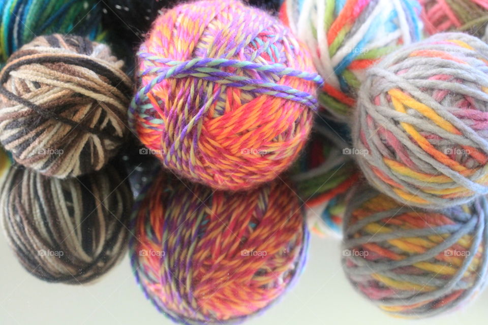 yarn remnants