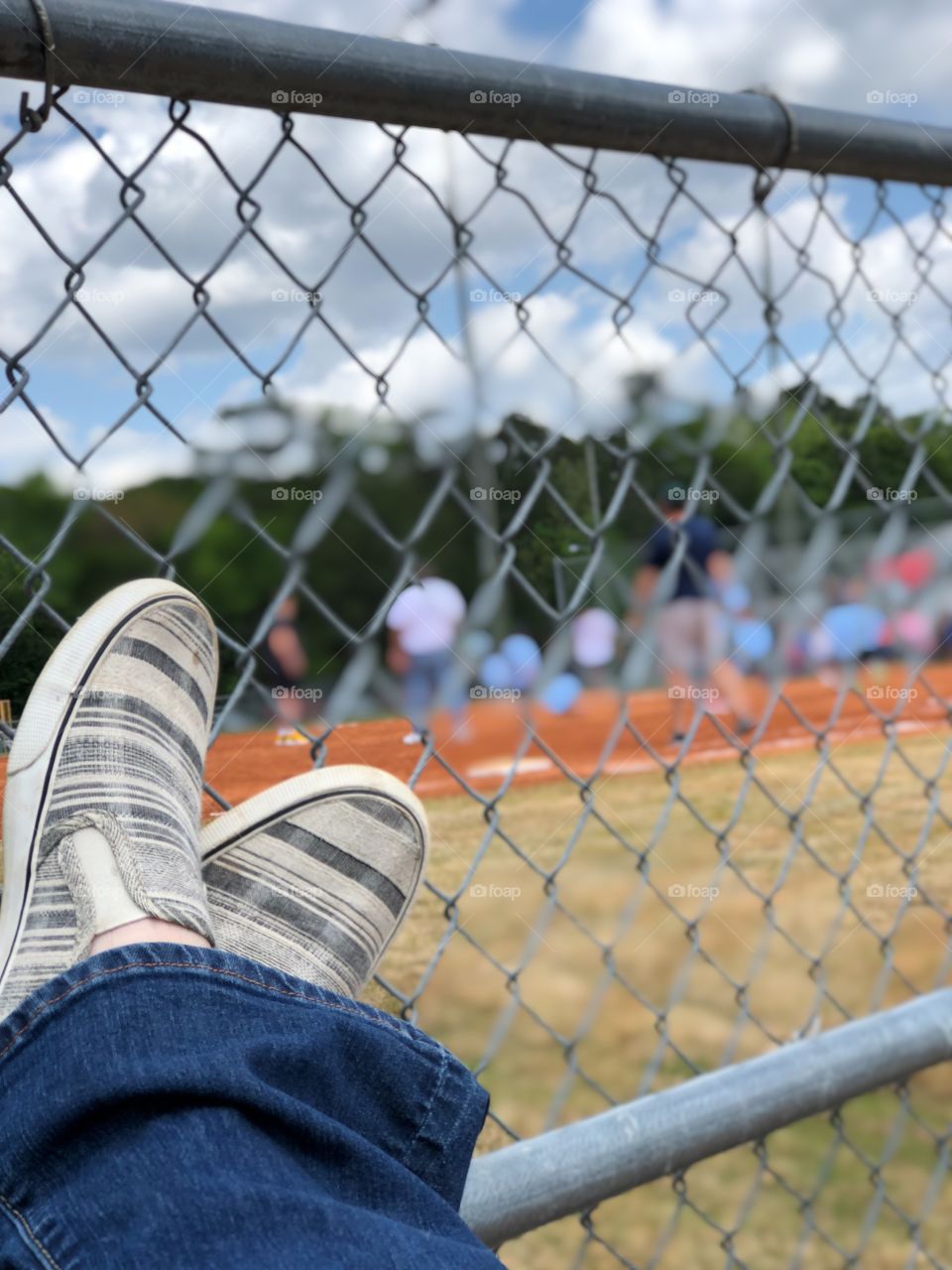Wearing Mossimo Supply Co for comfort when relaxing at weekend T-ball