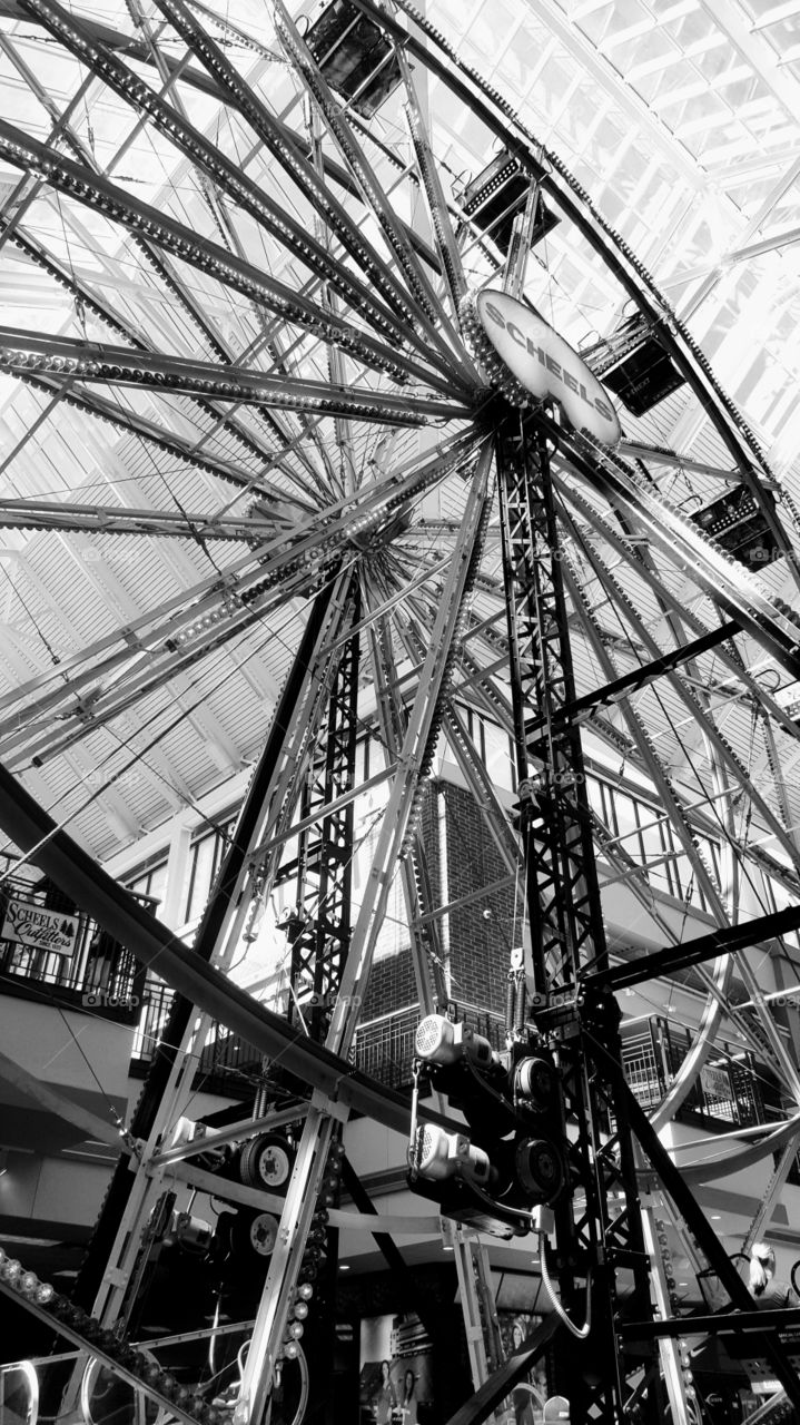 No Person, Wheel, Ferris Wheel, Carousel, Entertainment
