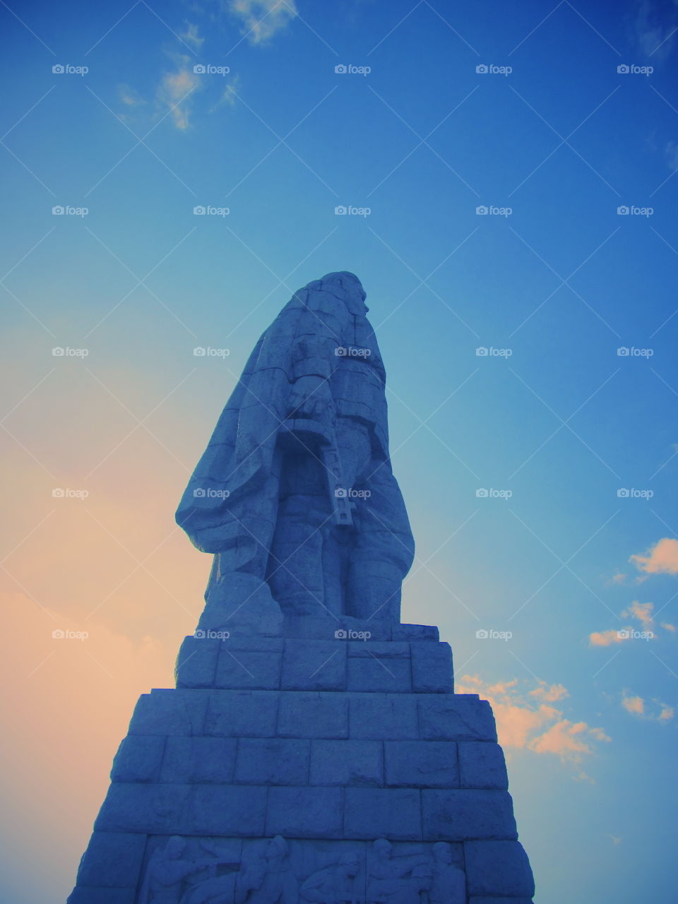 Monument to Soviet soldier in Plovdiv