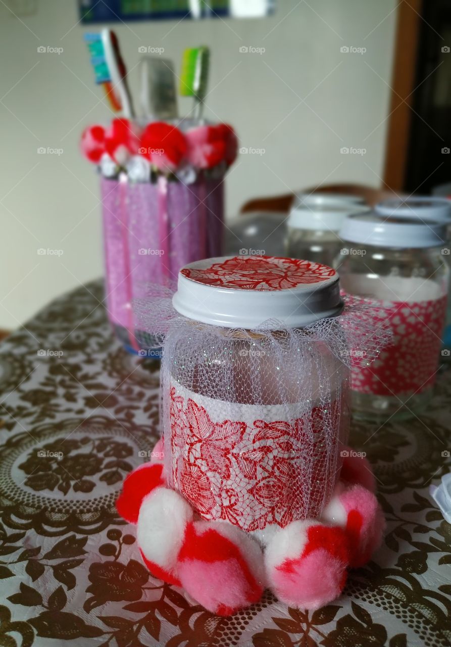 My diy jars or glasses! 😊