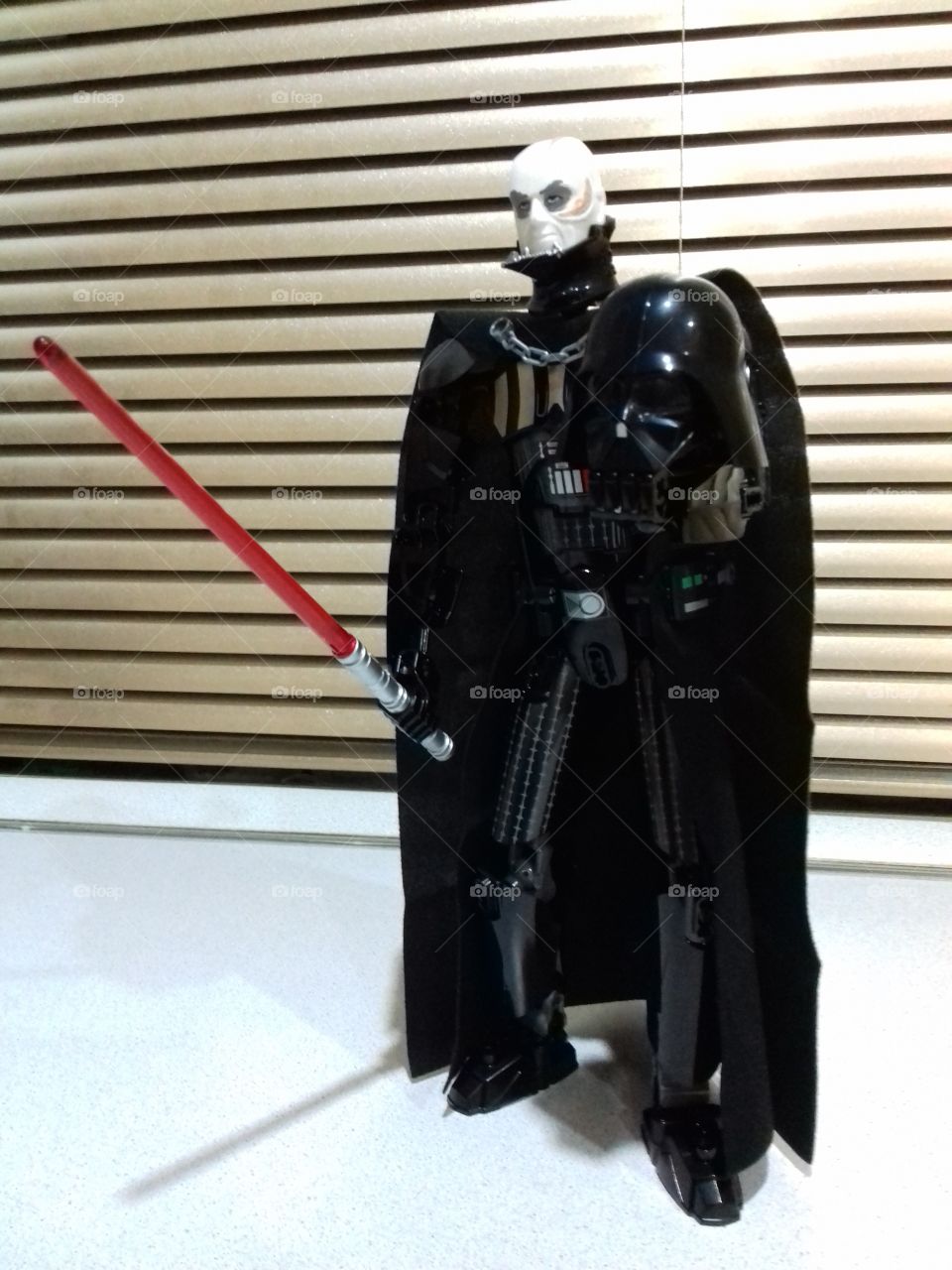 LEGO Darth Vader from Star Wars (without his Legendary Helmet)