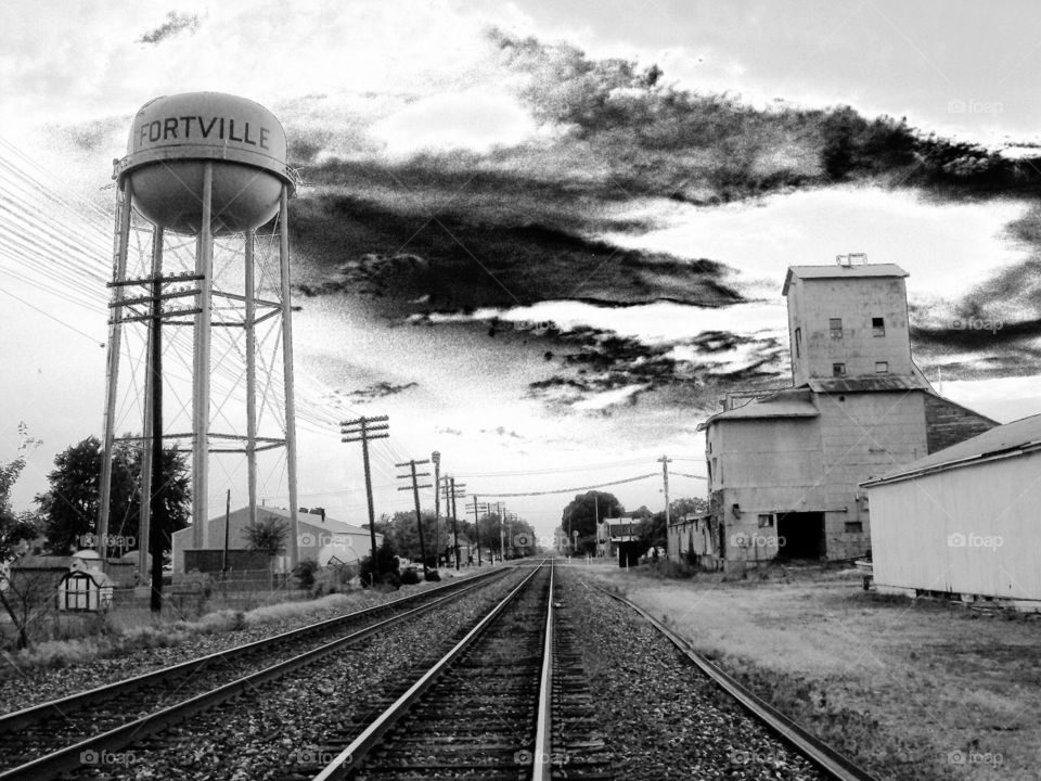 Down the train tracks