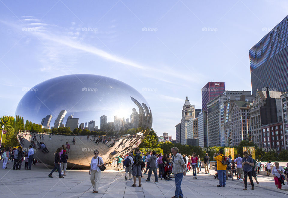 Cloud Gate, Chicago. 