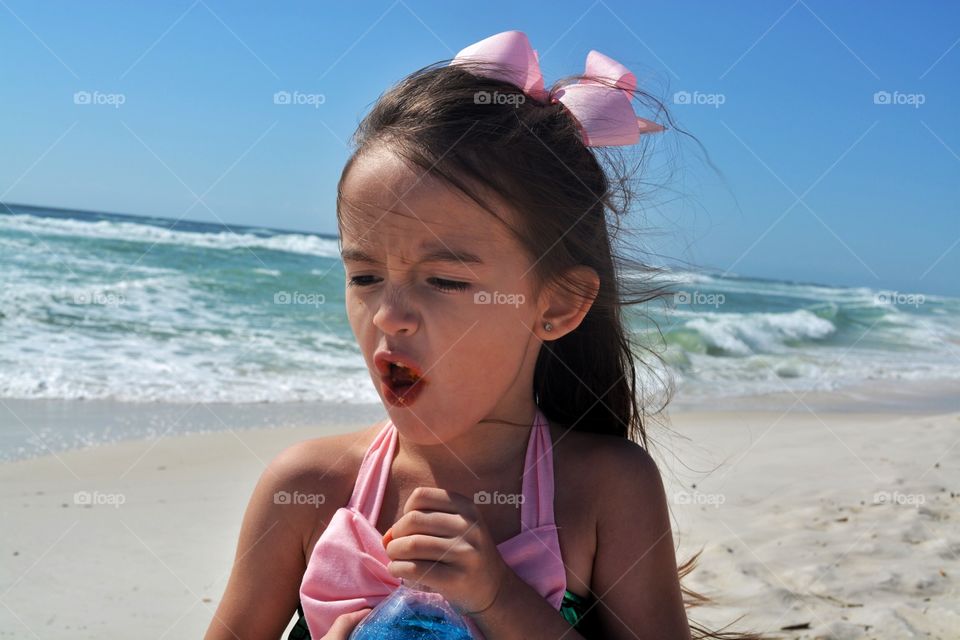 Mouth full of cheetos. 