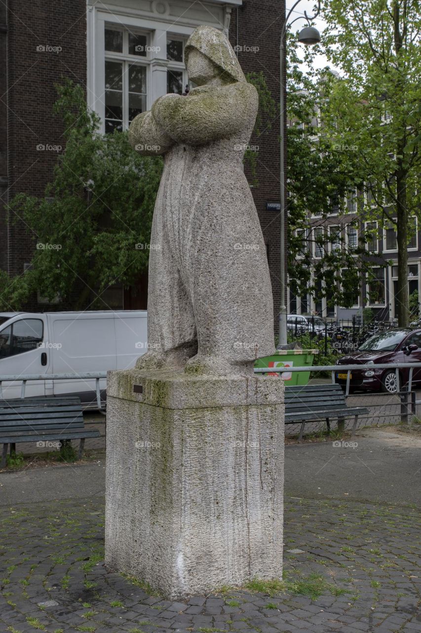 Statue Zeeman At Amsterdam The Netherlands 24-5-2024
