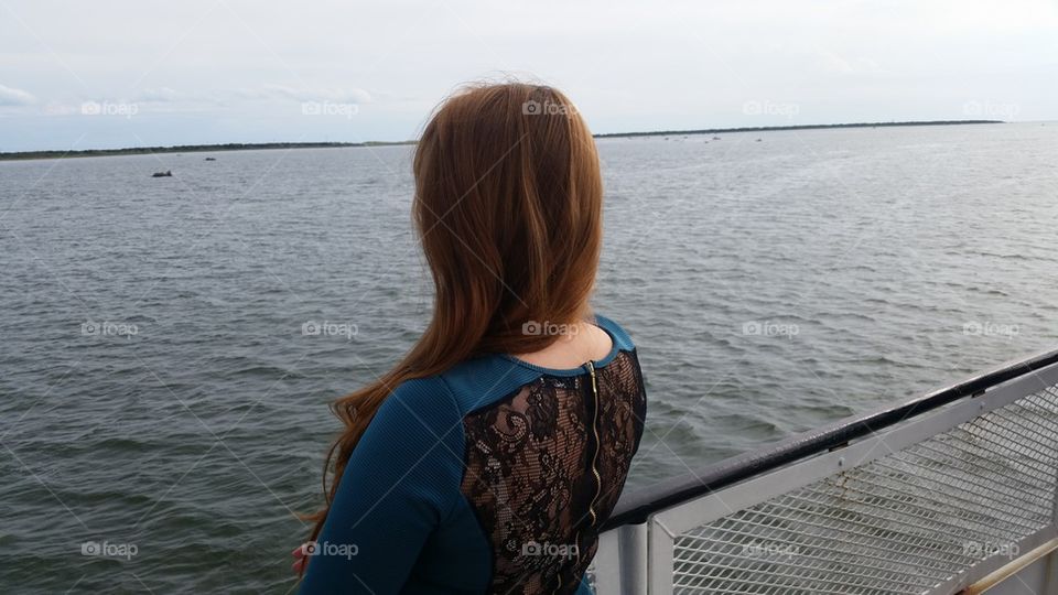 Girl on Ferry