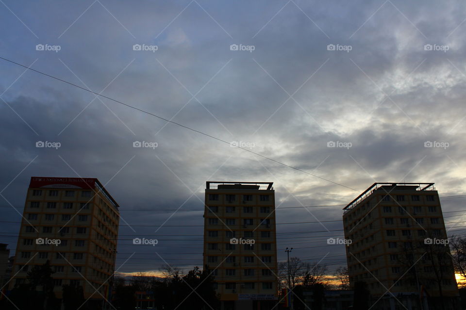 building in the night