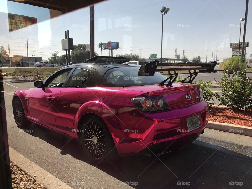 Pink mirrored whip.!