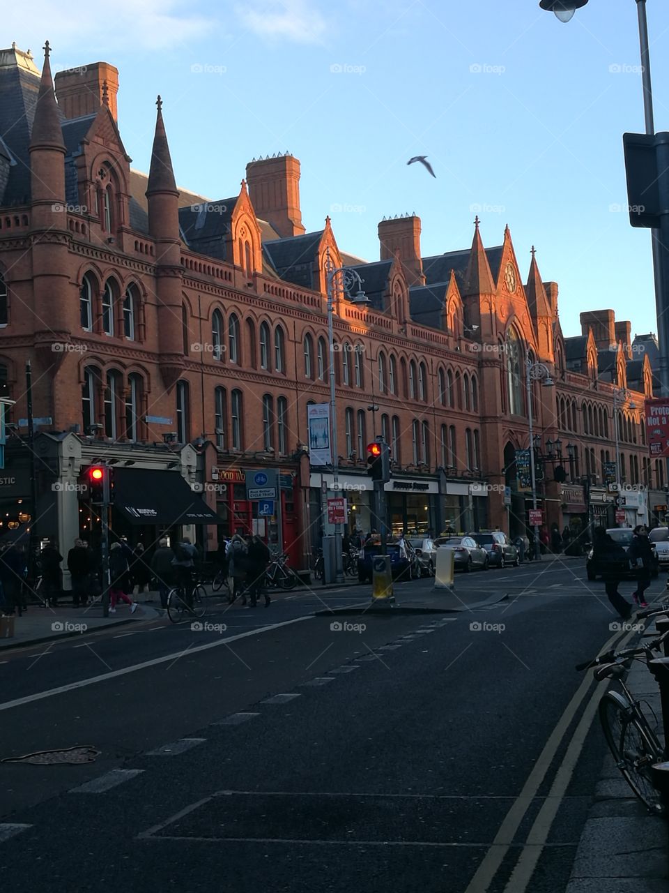 The hustle and bustle on George's Street in Dublin City
