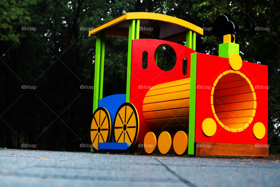 Locomotive (outdoor play equipment)