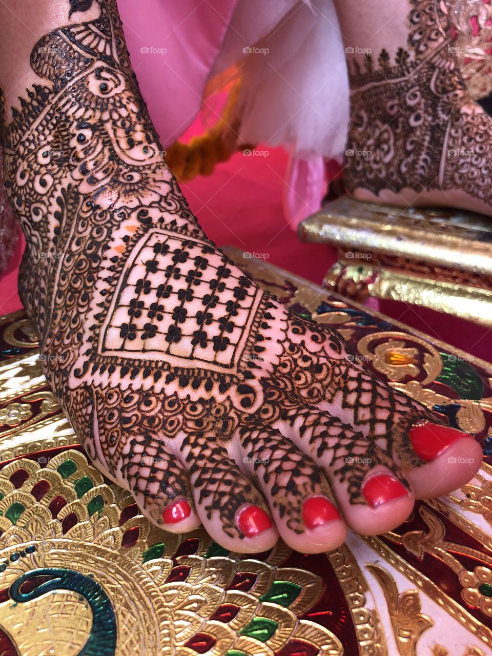 Henna - the brides foot