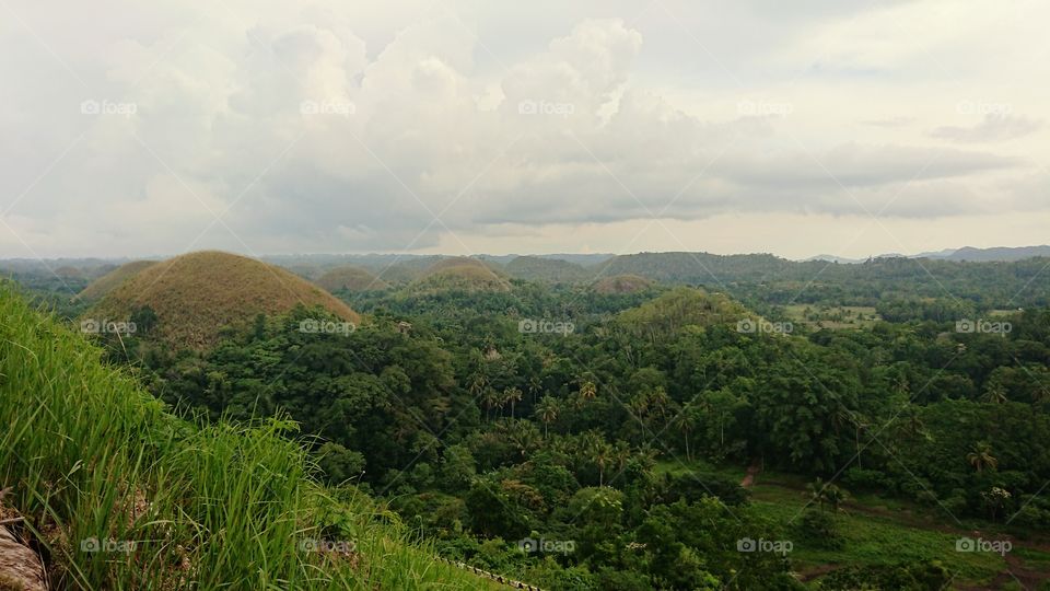 Chocolate Hills in Carmen Bohol, Philippines