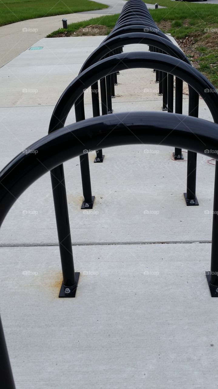 bike rack arches