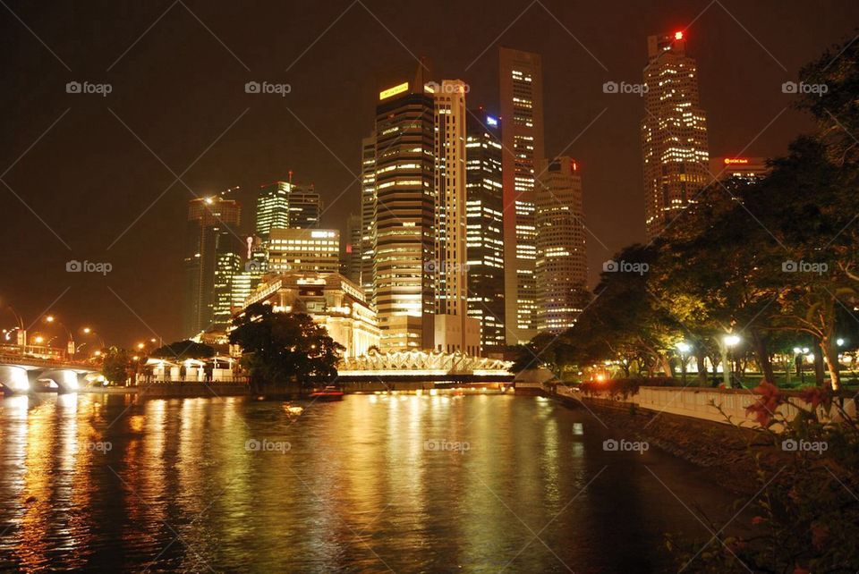View from Boat Quay Singapore