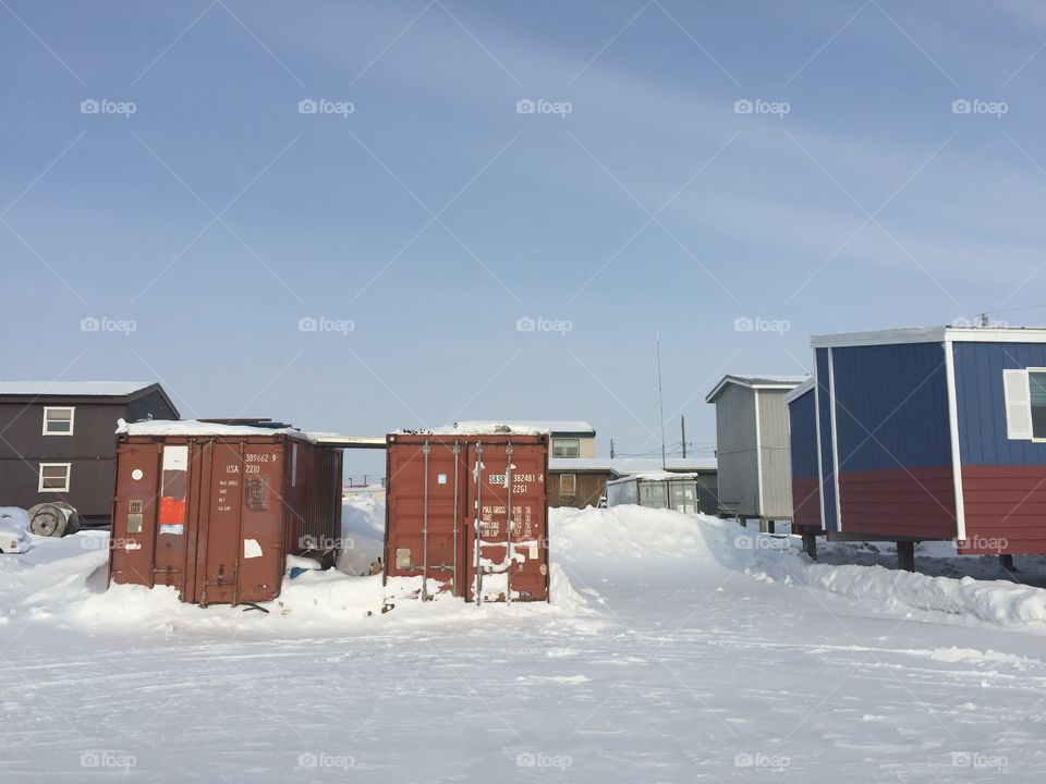 Containers Barrow Alaska 