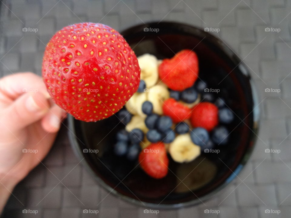 Close-up of a strawberry