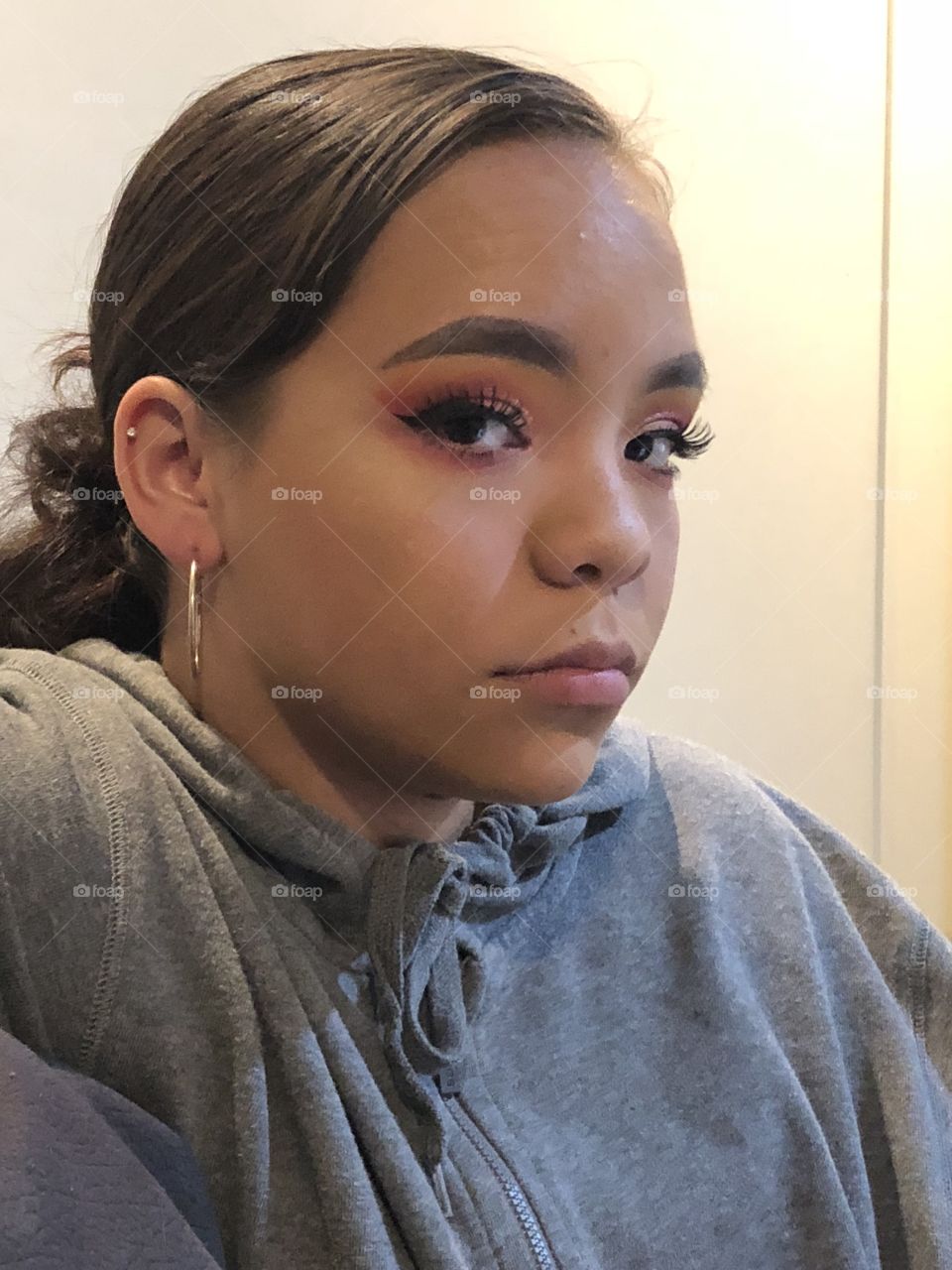 Teenagers and makeup 