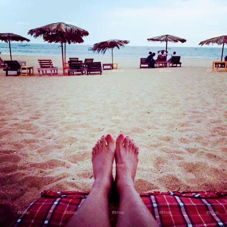 20-20 :  This year we joy at home with family’s.. calangute beach , Goa. India. 